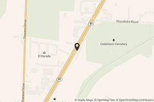 Map with location marker