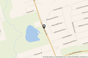 Map with location marker