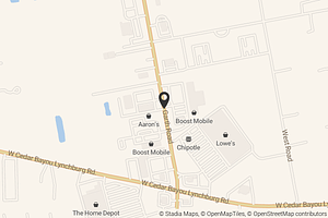 Map with location marker