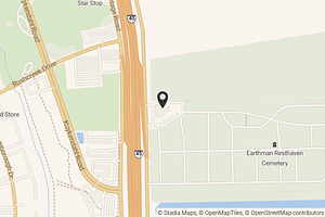 Map with location marker