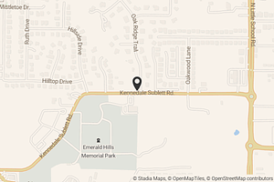 Map with location marker