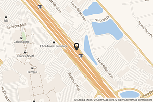 Map with location marker