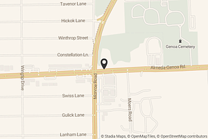 Map with location marker