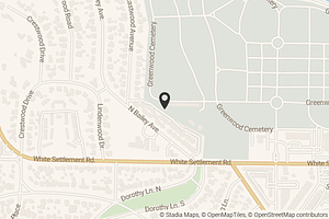 Map with location marker