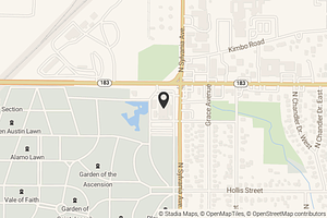 Map with location marker