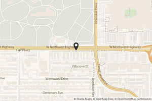 Map with location marker