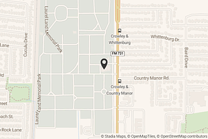 Map with location marker