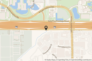 Map with location marker