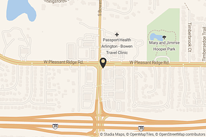 Map with location marker