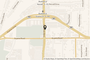 Map with location marker