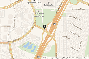 Map with location marker