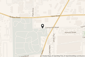 Map with location marker