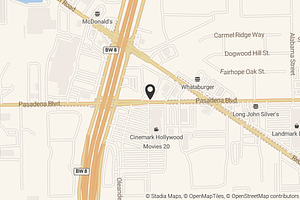 Map with location marker