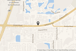 Map with location marker