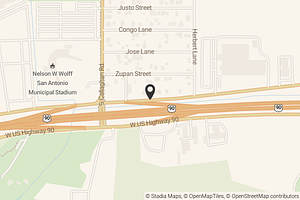 Map with location marker