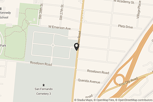 Map with location marker