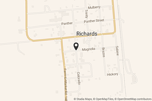 Map with location marker