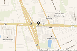 Map with location marker