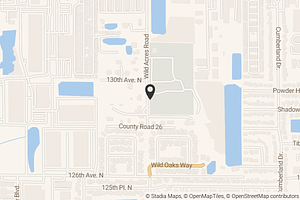 Map with location marker