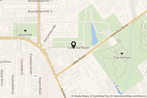 Map with location marker