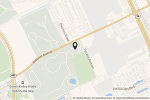 Map with location marker