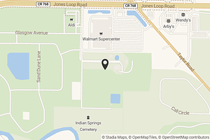 Map with location marker