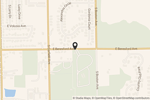 Map with location marker