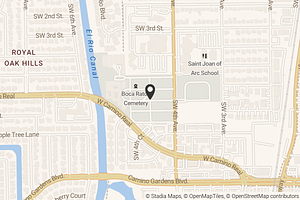 Map with location marker