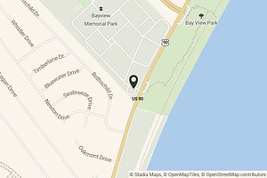 Map with location marker