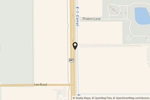 Map with location marker