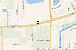 Map with location marker