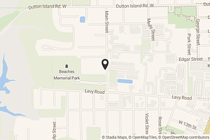 Map with location marker