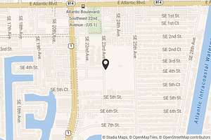 Map with location marker