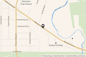 Map with location marker