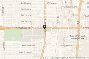 Map with location marker