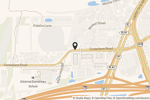 Map with location marker