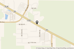 Map with location marker