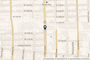 Map with location marker