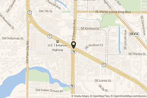 Map with location marker