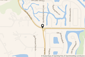 Map with location marker