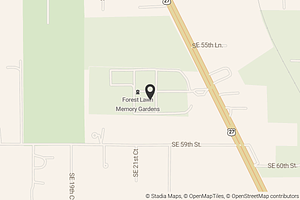 Map with location marker