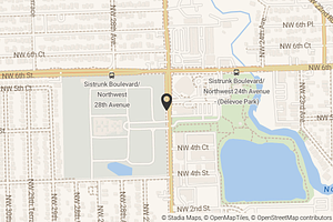 Map with location marker