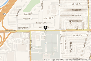 Map with location marker