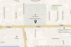 Map with location marker