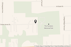 Map with location marker