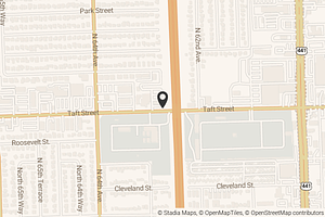 Map with location marker