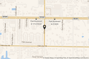 Map with location marker