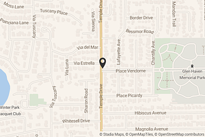 Map with location marker