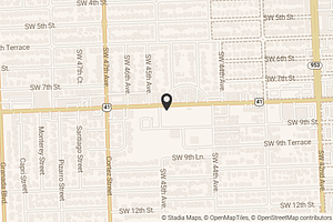 Map with location marker