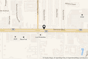 Map with location marker